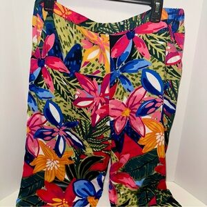 Nic + Zoe Tropical women’s summer pants size XL